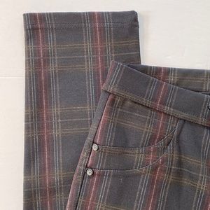 Anthropologie x Sanctuary Runway Leggings Red Edge Stewart Tartan